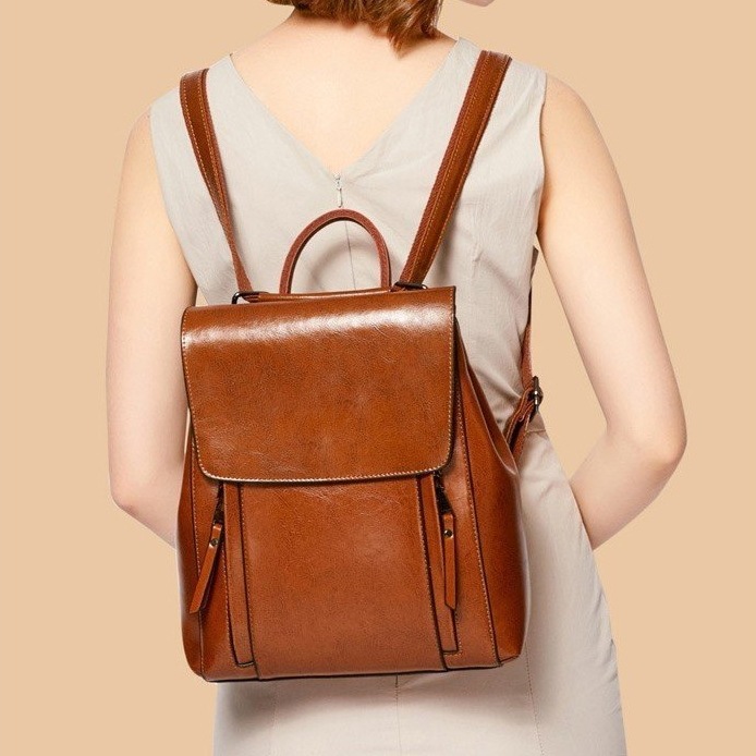 リュック レディース バックパック 合成皮革 レザー 大きめ 大容量 シンプル かわいい アウトドア
