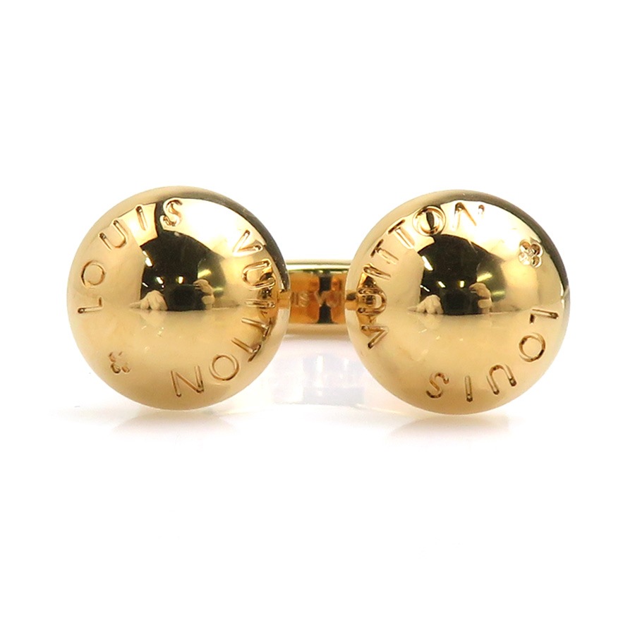 ルイ ヴィトン LOUIS VUITTON リング・指輪 バーグ スタッディ メタル ゴールド レディース M64899 11.5号 e60249a