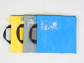 （まとめ買い）ミワックス 集金バッグ SB-21 ﾌﾞﾙｰ 00062289 [x3]