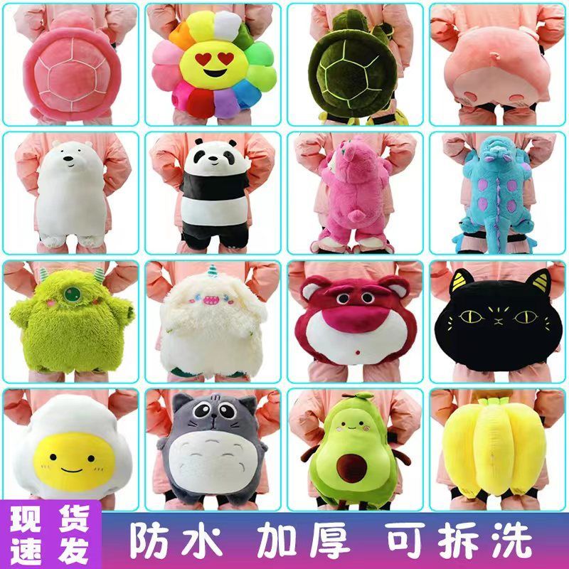 スキーヒップガードリトルタートル落下防止バットパッド大人と子供ローラースケート保護具膝パッド肘パッドセットベニヤ