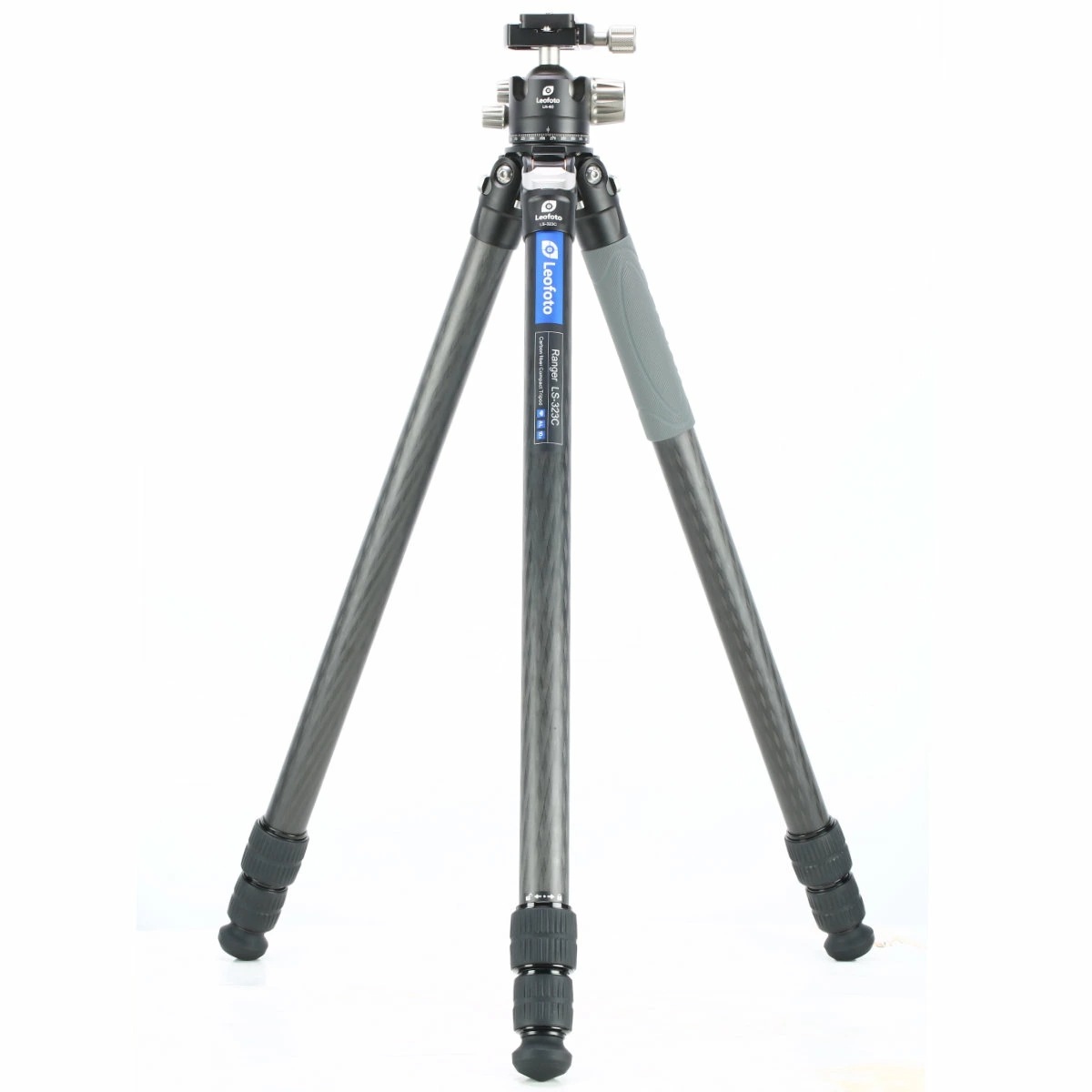 Leofoto(レオフォト) LS-323C+LH-40 カーボン三脚＋自由雲台セット［レンジャーシリーズ最大脚径32mm3段3/8,1/4インチ対応ボール径40mmノブタイプテンション調