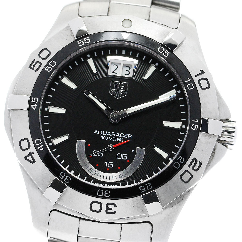 タグホイヤー TAG HEUER WAF1010.BA0822 アクアレーサー デイト クォーツ メンズ 保証書付き_885246【中古】