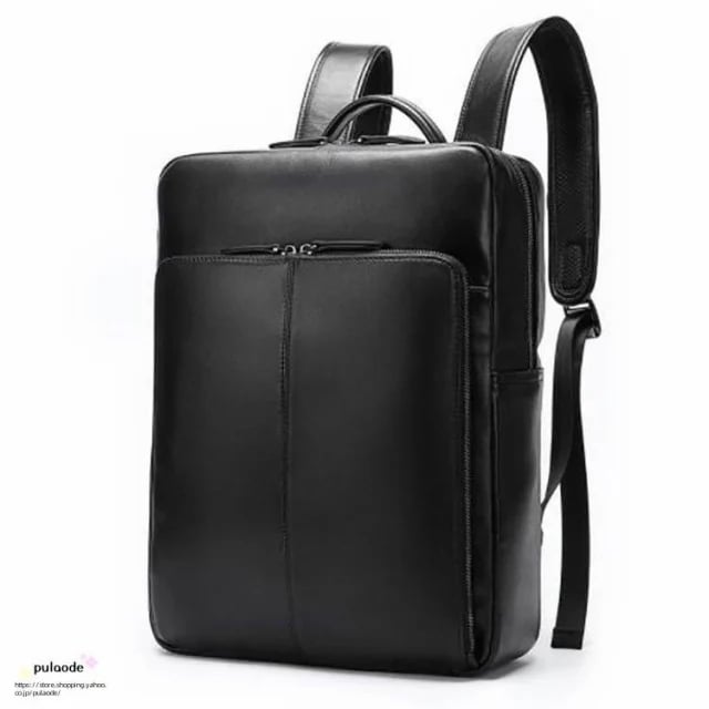 本革 厳選牛革 レザー リュックサック ビジネスリュック 本革リュック ボックス型 メンズ レディース 通勤 旅行 機能性 コスパ 2WAY 大容量 PC パソコン 10,710円