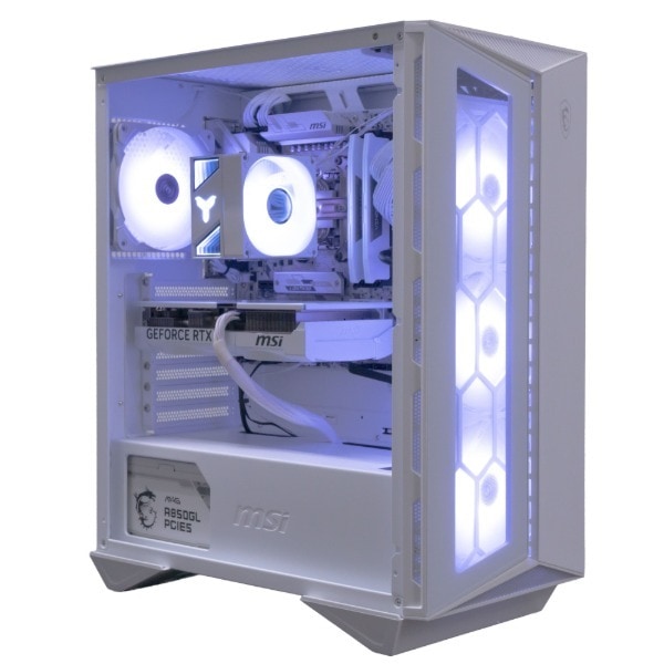 Panoplia R7B855070PMWH ホワイト デスクトップパソコン モニタ無し / Win11 Home メーカー直送