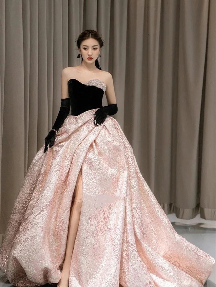 ウェディングドレス エンパイア カラードレス 花嫁 結婚式 二次会 イブニングドレス パーティドレス