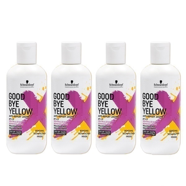 グッバイ イエロー カラーシャンプー 310g 4個 セット