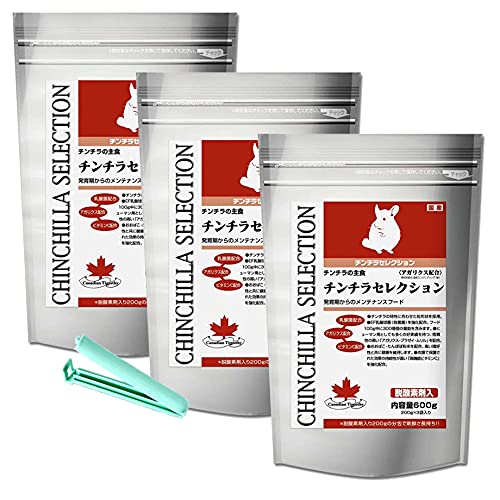 イースター チンチラセレクション 600g×3袋 袋留めクリップ付き 4,680円