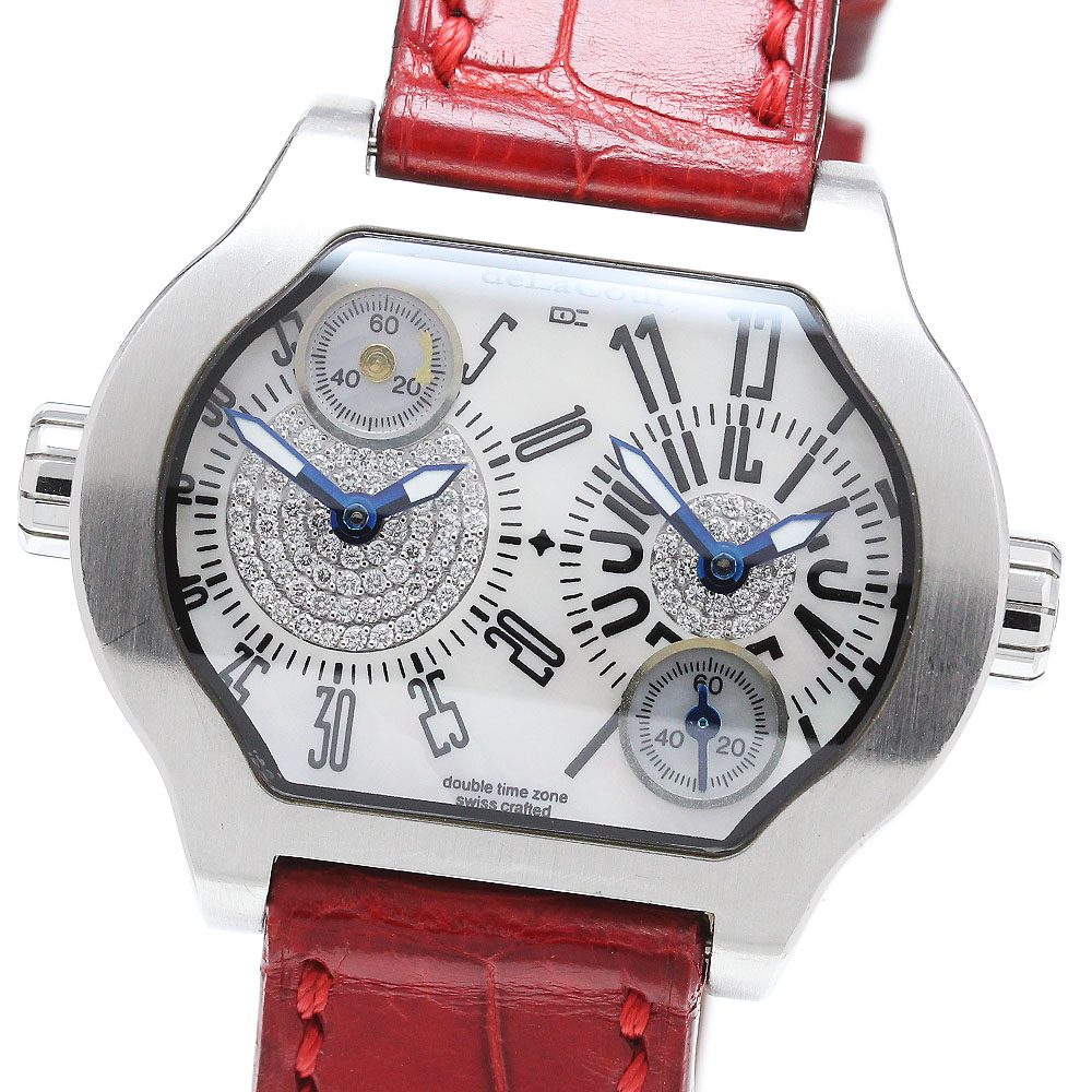 ドゥラクール deLaCour シティ2 スモールセコンド クォーツ レディース _871320【中古】