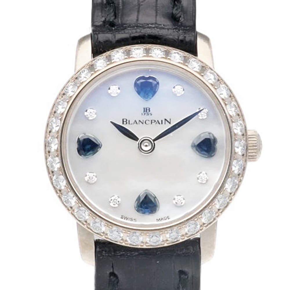 ブランパン レディバード 腕時計 18金 K18ホワイトゴールド 000620019098　 自動巻き 1年保証 Blancpain 中古