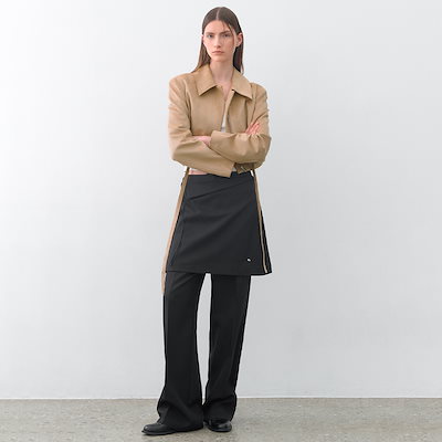 PT-5617)LAYERED SKIRT PANTS SET 【公式通販】