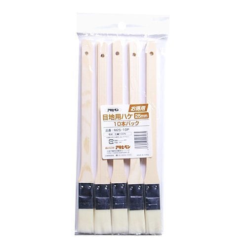 （まとめ買い）お得用目地用刷毛10本パック 25MM M25-10P [x3]