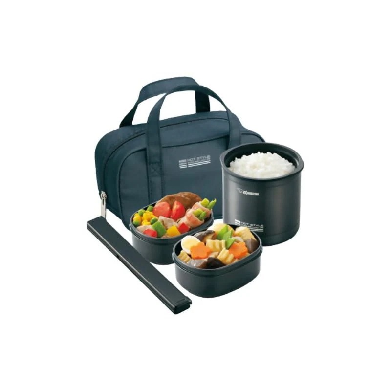 【即納】象印 ( ZOJIRUSHI ) 保温弁当箱 【茶碗約1.4杯分】 SZ-MA03-BF クリアブラック