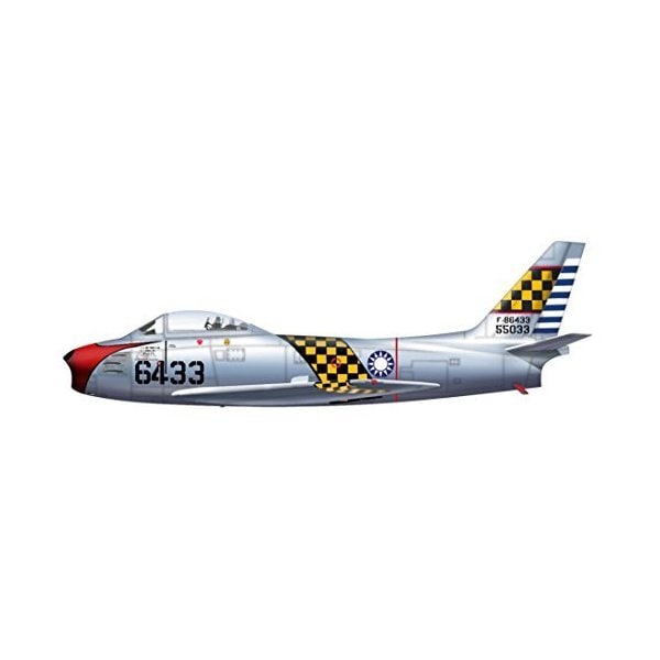 Hobby Master 1/72 F-86F Sabre 6433， 1st TFW， ROCAF Ha4351 並行輸入品