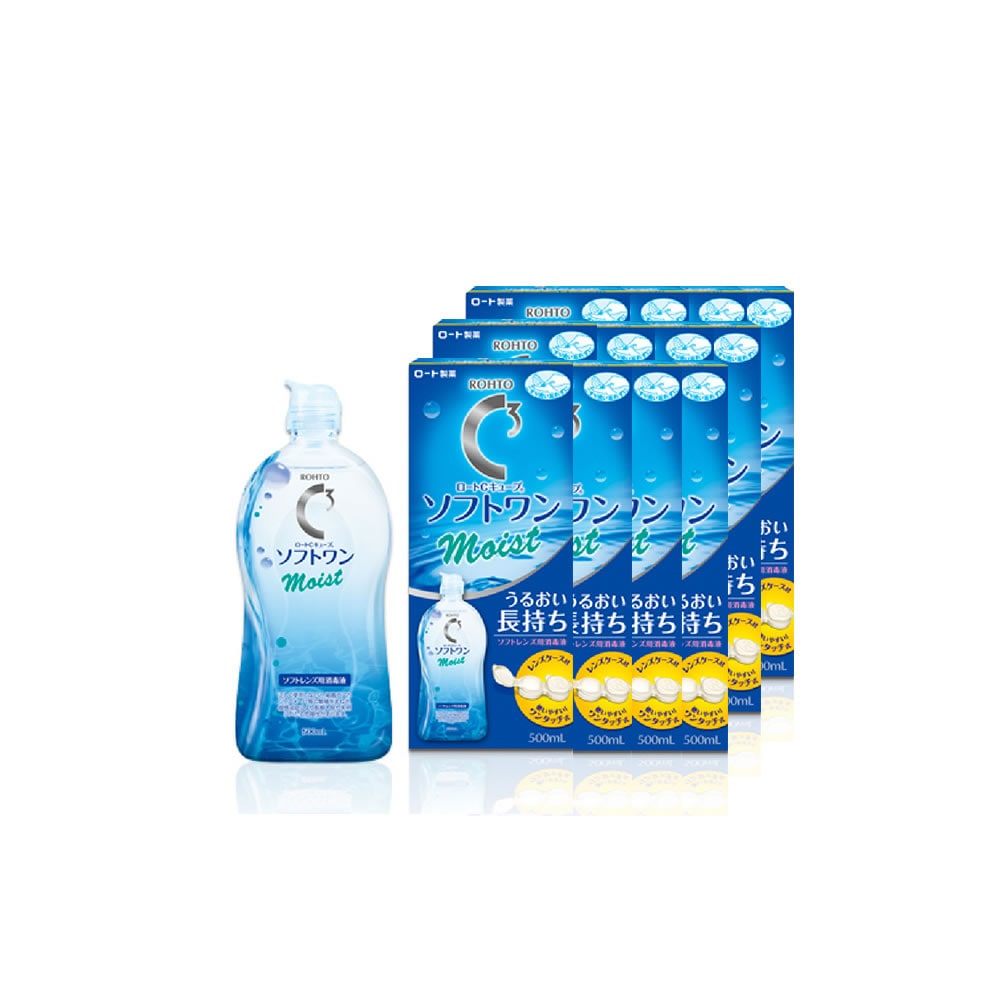 ロート Cキューブ ソフトワンモイスト 500ml 12本 Rohto正規販売店