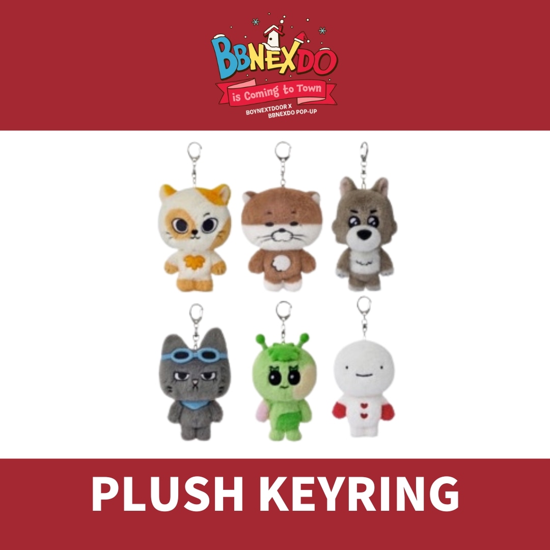 【国内発送】 BOYNEXTDOOR BBNEXDO POP-UP Holiday PLUSH KEYRING