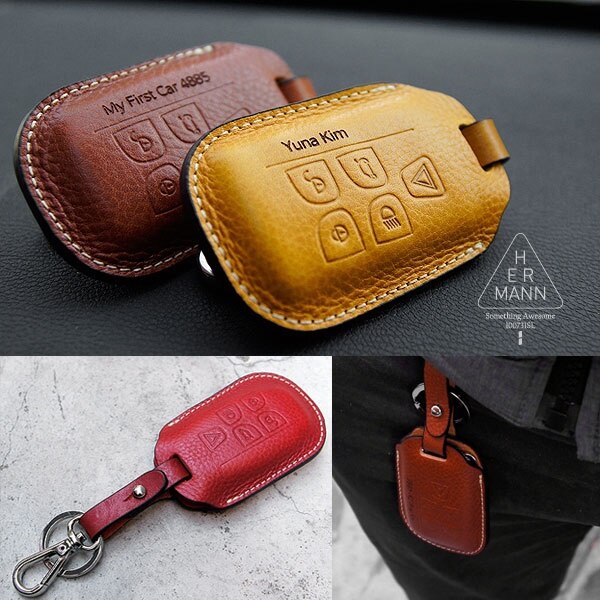 LAND ROVER JAGUAR LEATHER SMART KEY CASE HOLDER