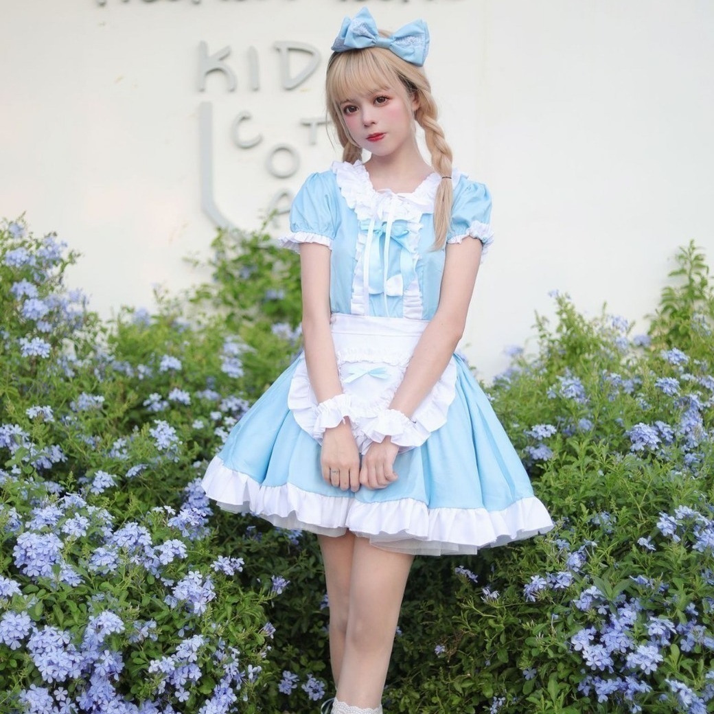 新品ハロウィーンアリスcos服メイド服可愛い萌え系服二次元夢遊病仙境