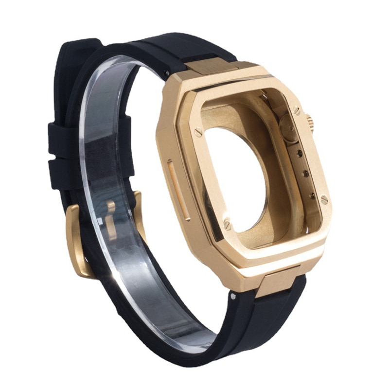 Apple Watchケース バンド 高級 替え ベルト カバー メンズ 高耐久 金属＋ラバー Apple Watch 高級44mm 45mm 一体型 7,204円