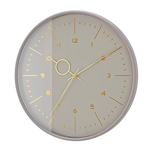 INTERFORM INC. インターフォルム 掛け時計 時計 壁掛け ウォールクロック インテリア シンプル 見やすい ゴールド スタイリッシュ Cernay セルネ グレー CL-4088GY
