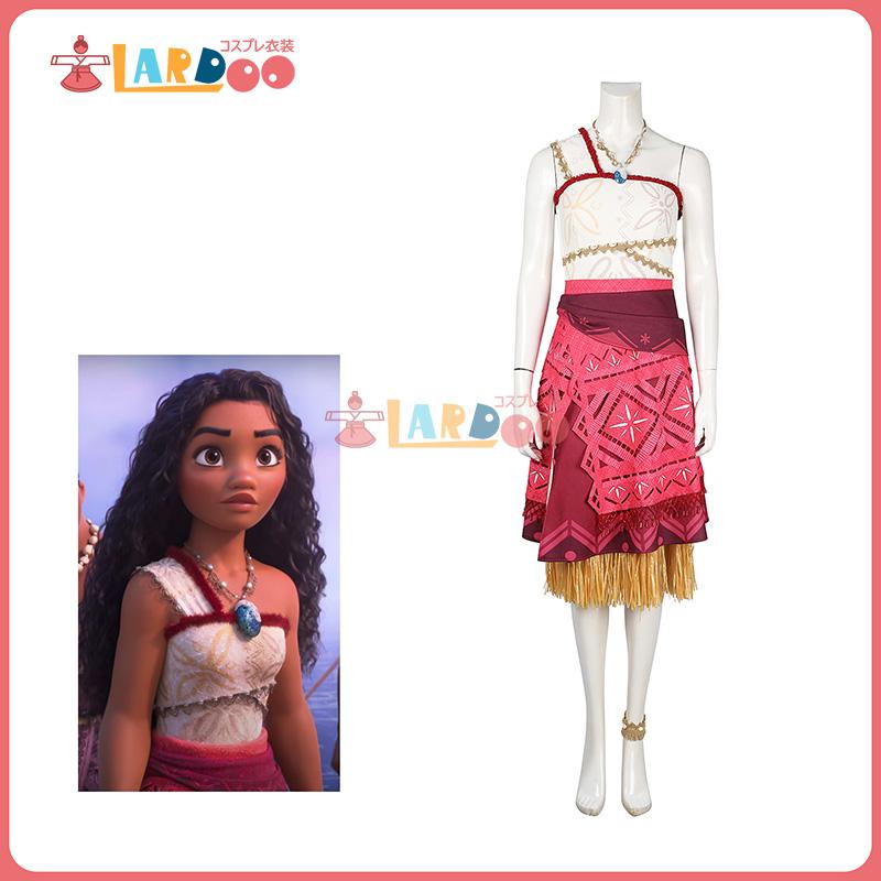 【工場直販 品質保証】 モアナと伝説の海2 Moana2 モアナ コスチューム コスプレ衣装/靴