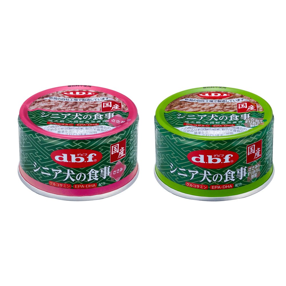 デビフ　シニア犬の食事　ささみ＆すりおろし野菜　８５ｇX２４個　缶詰　犬　ウェットフード　ドッグフード　ＣＲＣ45―08―25―10―00