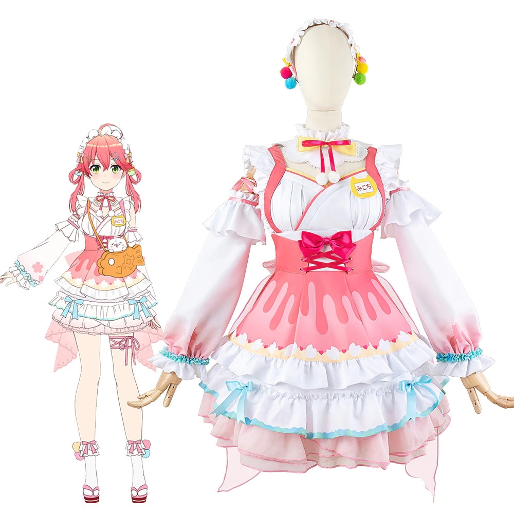 バーチャルYouTuber　VTuber　ホロライブ　お正月衣装　さくらみこ　コスプレ衣装