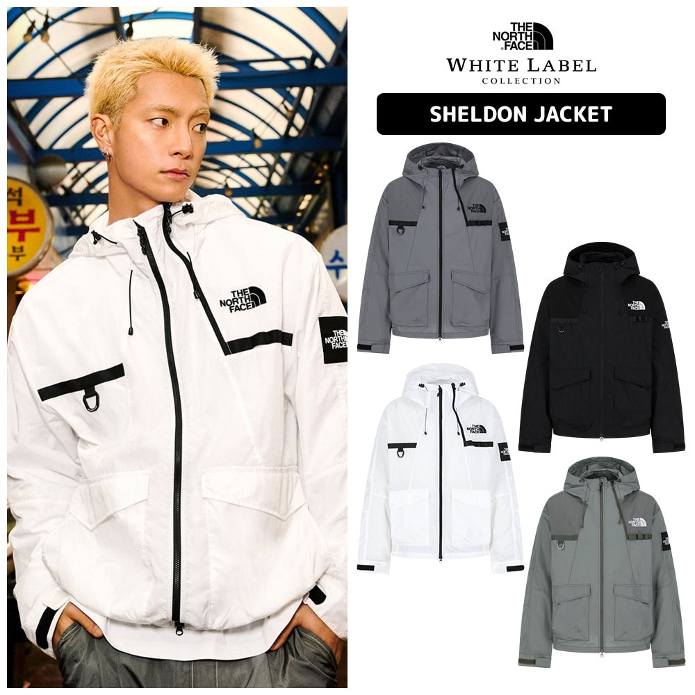 SHELDON JACKET WHITE LABEL 軽量 薄手 2WAYジップ アウトドア デイリー カジュアル コーデ 男女兼用 春 夏 NJ3LS01J NJ3LS01L