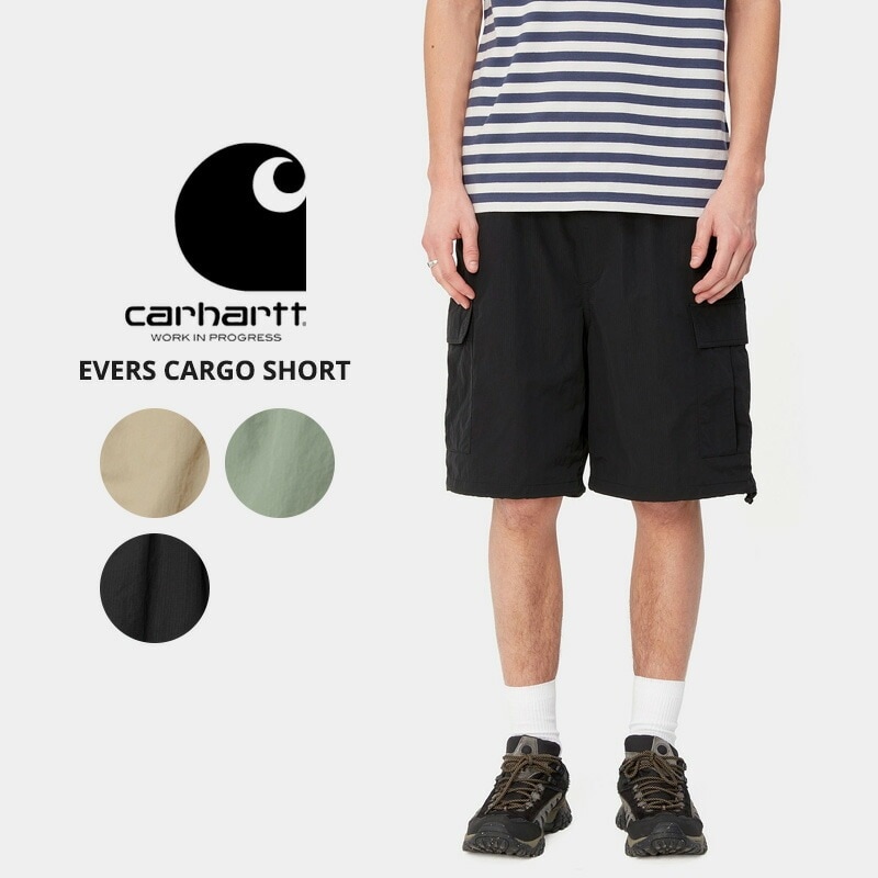 カーハート ダブリューアイピー ハーフパンツ 短パン Carhartt WIP EVERS CARGO SHORT i033025 メンズ ショートパンツ メンズ 男性 ボトムス