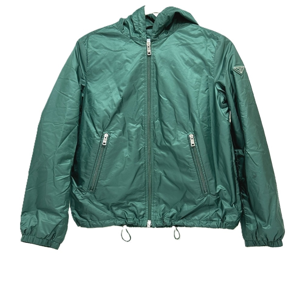 ジャケット トライアングルプレート ジップアップ アパレル ナイロン グリーン