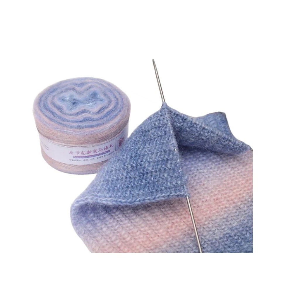 【10個セット】韓国グラデーション手芸 大人気ニット編み物毛糸 スカーフ 手袋毛糸4団52