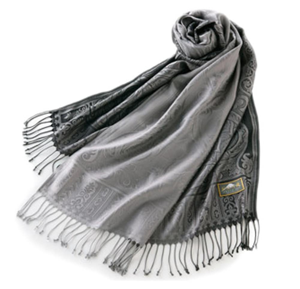 シルク100% 日本製 おぼろ織り ストール ペイズリー柄 大判ストール レディース メンズ 13,728円