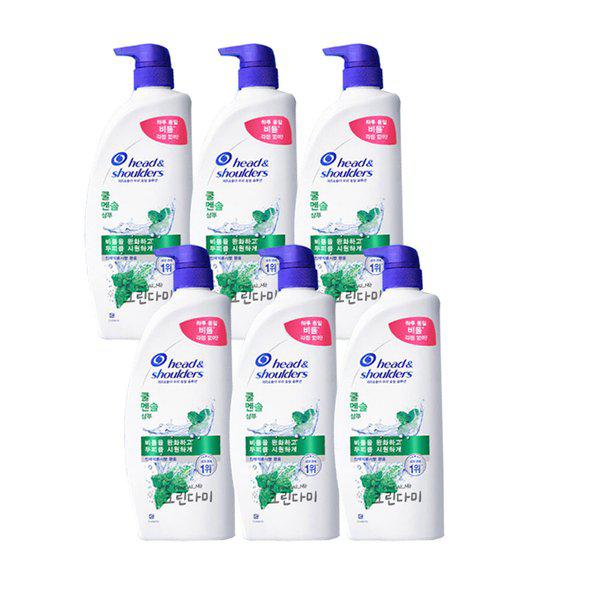 頭皮トータルソリューション クールメンソールシャンプー 850ml x6個