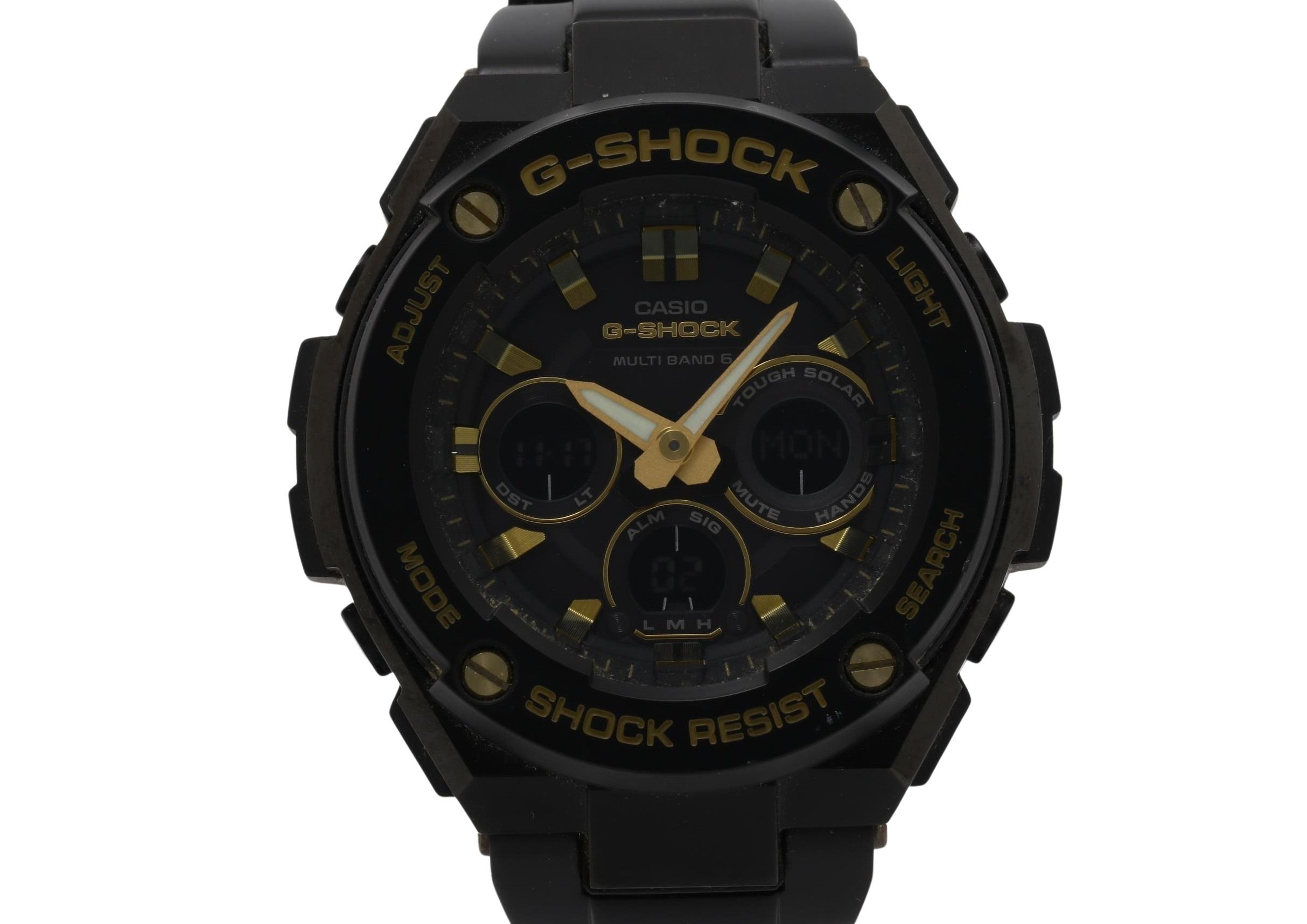 時計 G-SHOCK G-STEEL ステンレススチール GST-W300BD-1AJF アナデジ ブラック メンズ時計 メンズウォッチ 高級 ブランド スポーツ 人気【本物保証】