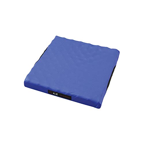 nishikawa 【 西川 】 [エアー] エアー ポータブル クッション 40X40cm (スクエアタイプ) 凹凸構造 体圧分散 長時間座っていても疲れにくい ムレにくい エアー AiR ブルー