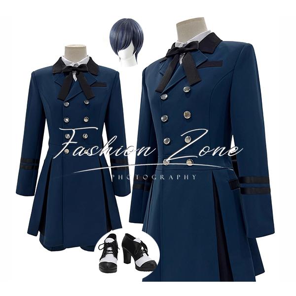 【品質良い 大好評中】黒執事 シエルファントムハイヴ 日常服 コスプレ衣装 ウィッグ 靴 cos ハロウィン 演出服 変装