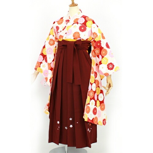 レンタル７泊８日 卒業式 袴 レンタル 小学生 女 女の子 卒業式 袴 130cm ジュニア卒業式袴セット2尺袖着物＆袴 フルセットレンタル 安い キッズ ジュニア 小学校 十三参り ひな祭