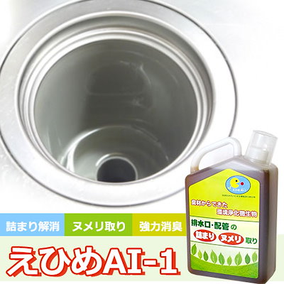 えひめAI-1　排水口や配管の詰まりヌメリ取り 排水...のサムネイル