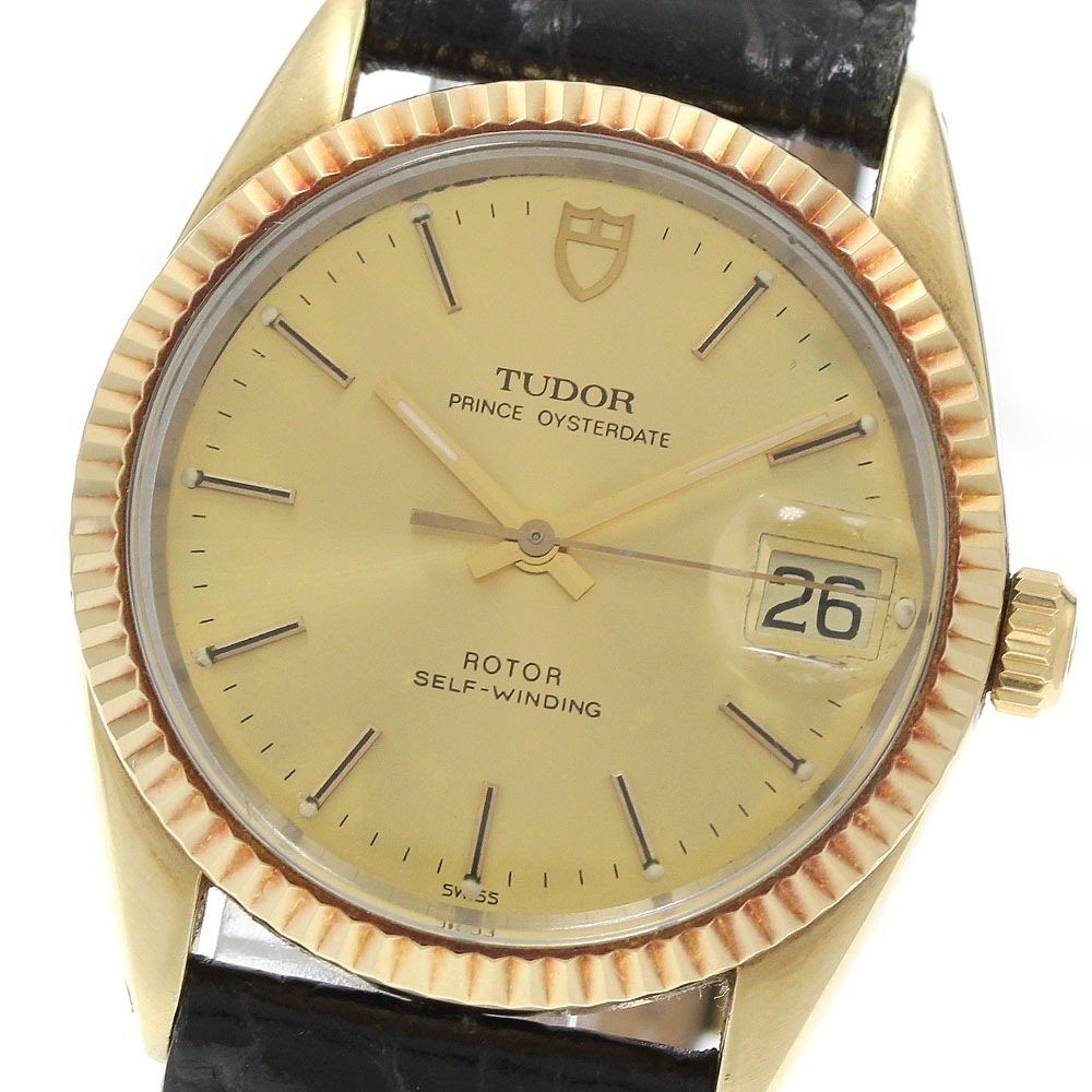 チュードル TUDOR 75205 プリンスオイスターデイト YGベゼル 自動巻き ボーイズ _956378【中古】