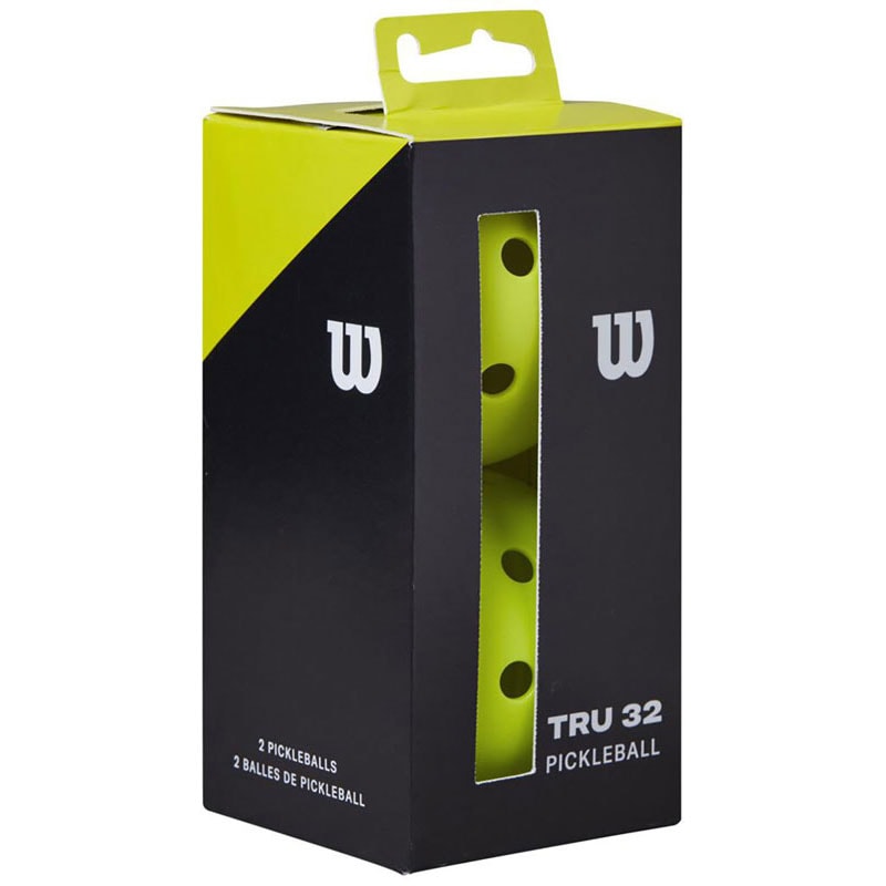 【ロット販売：入り数24】 Wilson ウイルソン TRU 32 2 PACK Yellow レクレーション 競技ボール wr89005010