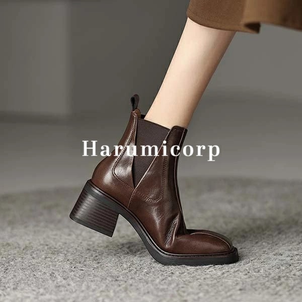 【即納464】ブーツ レディース 歩きやすい ショートブーツ 幅広 甲高 シューズ 靴 くつ ヒールブーツ 軽量 美脚 きれいめ おしゃれ 脚長 婦人靴 上品 大人 通勤 大きいサイズ 小さいサイズ