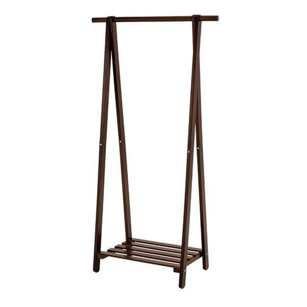 ハンガーラック 約 幅80×奥行41×高さ150cm ダークブラウン MHR-6033DBR