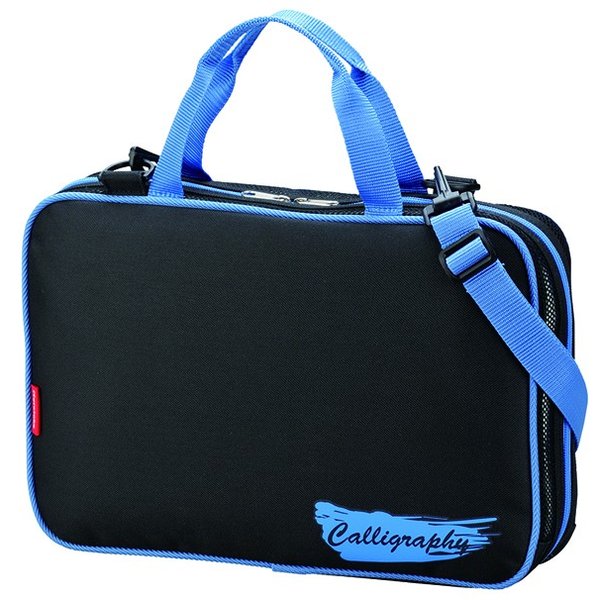 呉竹（くれたけ）書道セット　GC282-12　ブルー 【6個セット】　青 毛筆 習字 用品 グッズ クレタケ 国産 kuretake 学用品 14,995円