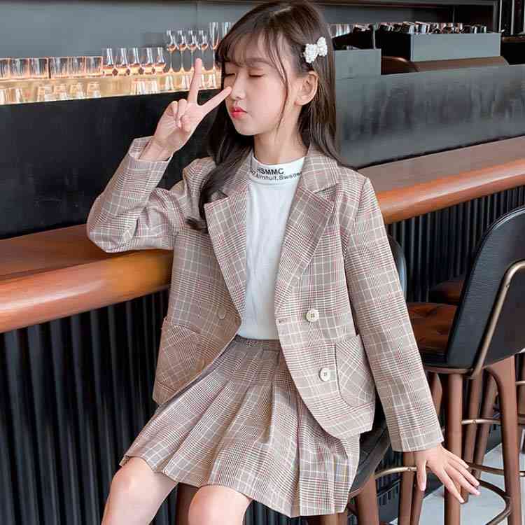 スーツ 130 入学式 卒業式 グレンチェック柄 120 子供服 160 170 140 150 スカート ジュニア キッズ 女の子