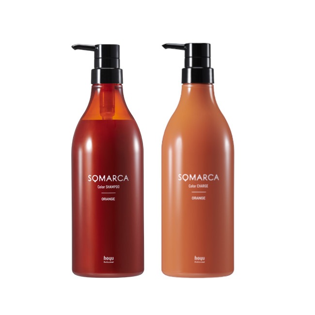 ソマルカ カラーシャンプー 770g + カラーチャージ 750g オレンジ 大容量セット somarca トリートメント カラートリートメント ヘアカラー 長持ち