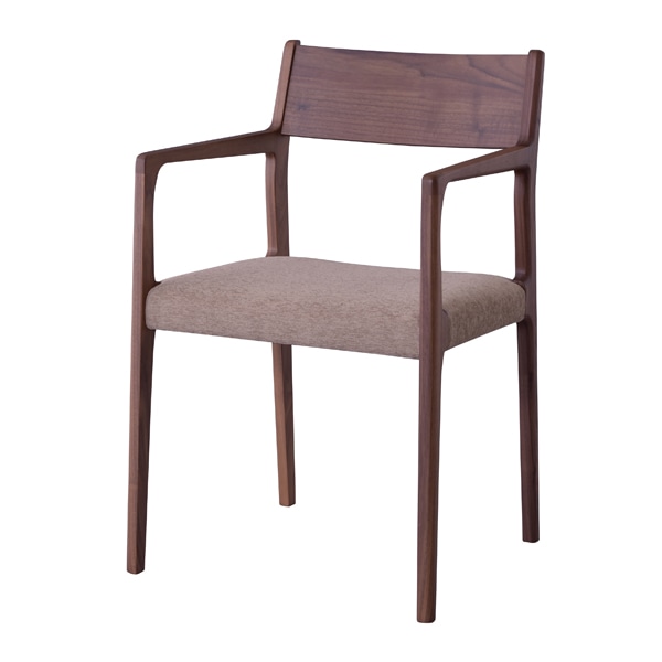 アームチェア ダイニングチェアー 天然木 ウォールナット 日本製 座面高44cm ダイニングチェア 椅子 完成品 イス いす チェアー チェア 食卓椅子 ナチュラル シンプル 国産