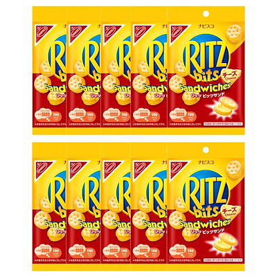 他サイト： RITZ(リッツ) ビッツサンド チーズ 51g×10袋の商品画像
