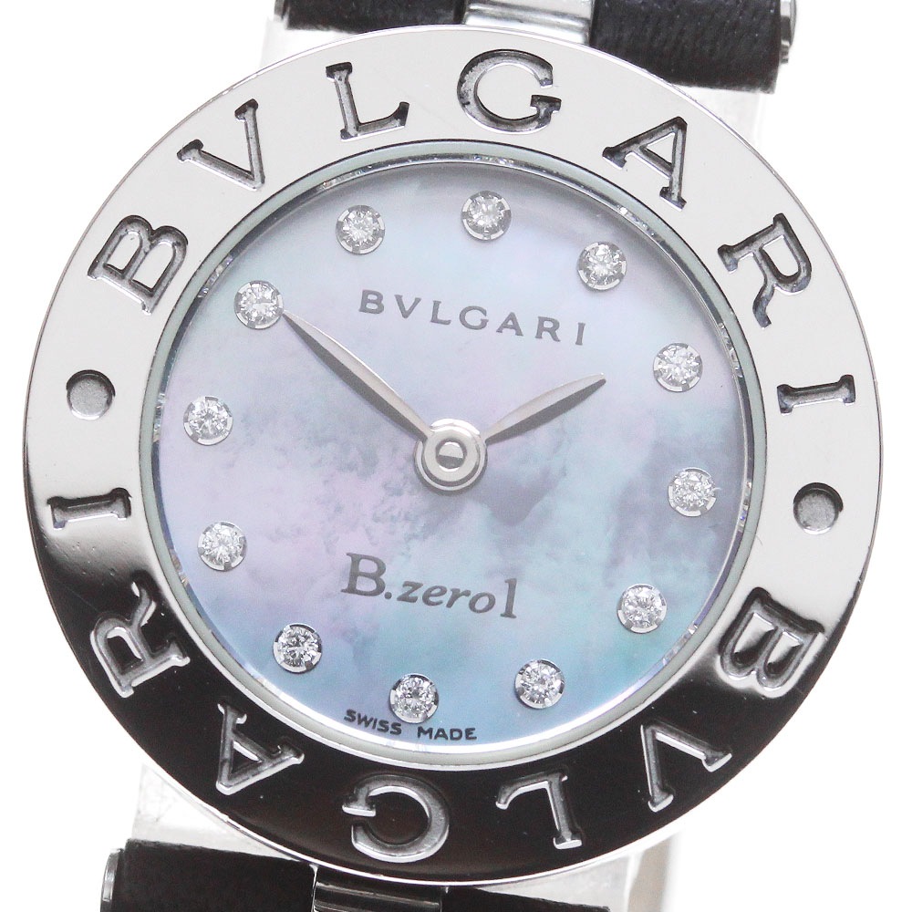 ブルガリ BVLGARI BZ22S B-zero1 12Pダイヤ クォーツ レディース 箱・保証書付き_832767【中古】