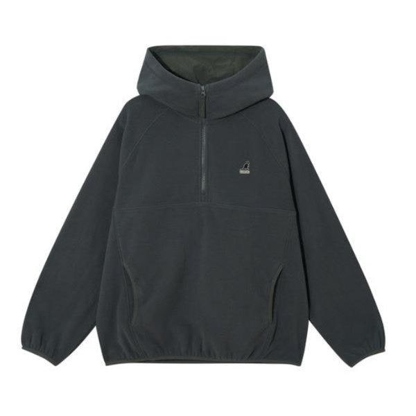 パーカー CQK KRFC-HY51650CH フリース ハーフ ジップ フーディ 5165 チャコール