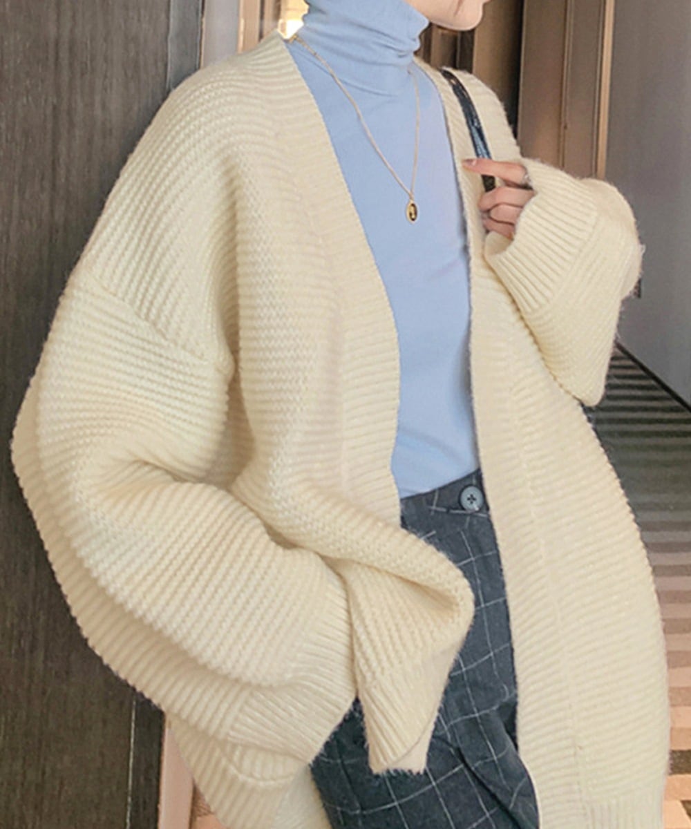 国内即納 ニットカーディガン 中厚手レディース韓国 86KANING-031
