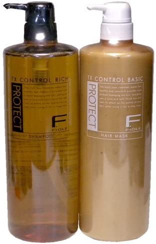 【送料無料】【 ポンプ セット 】フィヨーレ FIOLE Fプロテクト リッチシャンプー 1000ml ベーシックマスク 1000g
